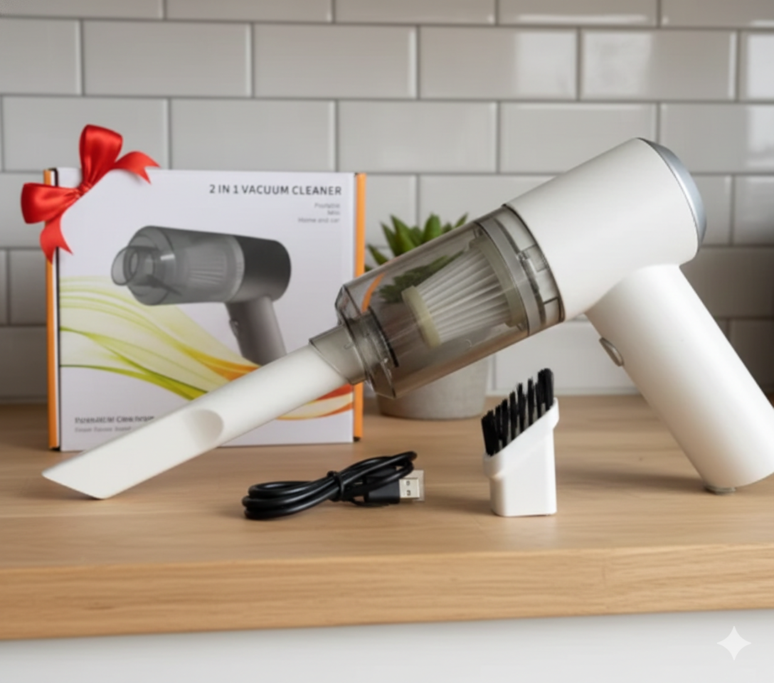 COMBO POWER CLEAN: HIDROLAVADORA + ASPIRADORA PORTÁTIL (DOBLE BATERÍA + MALETÍN)